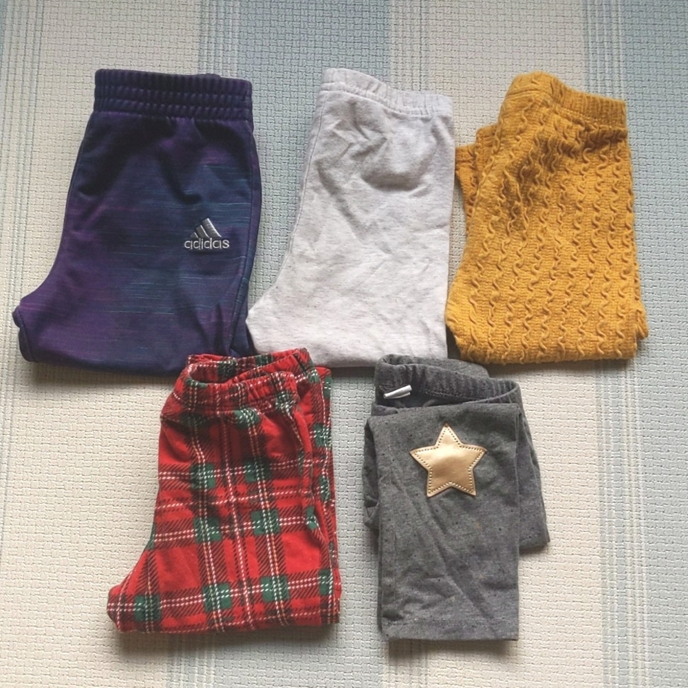 Lot 5 pairs of pants! Toddler girl 12 month-18month
